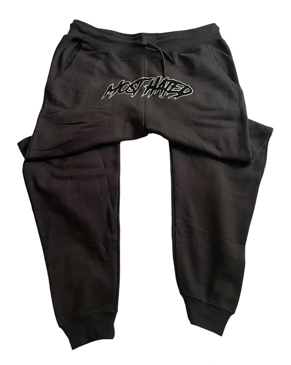 Black/Silver Most Hated Joggers