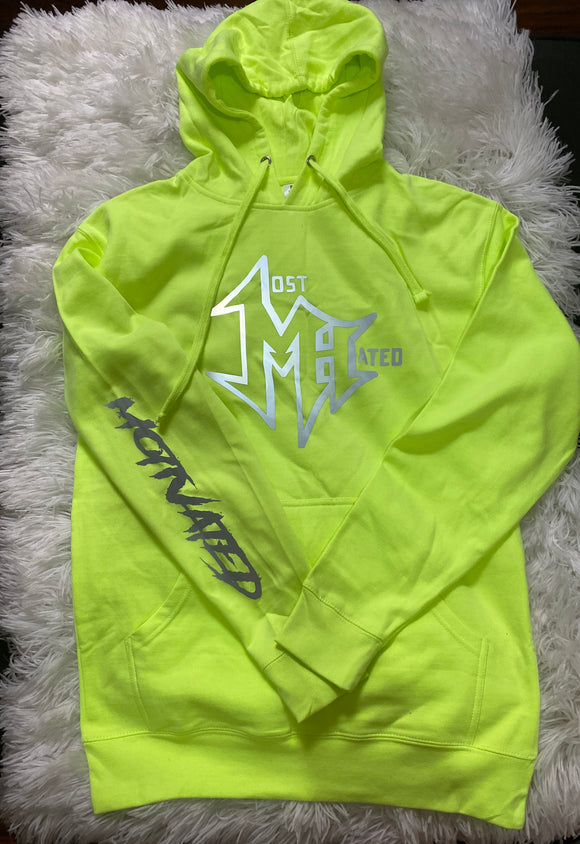 Safety Yellow Most Hated Hoodie w/ 3M Logo