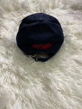 Distressed Navy Hat w/ Red MH Logo