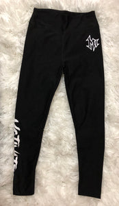 MH Yoga Pants W/ White Logo (Runs Small)