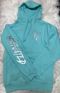 Mint Green W/ Silver 3M Motivated Hoodie