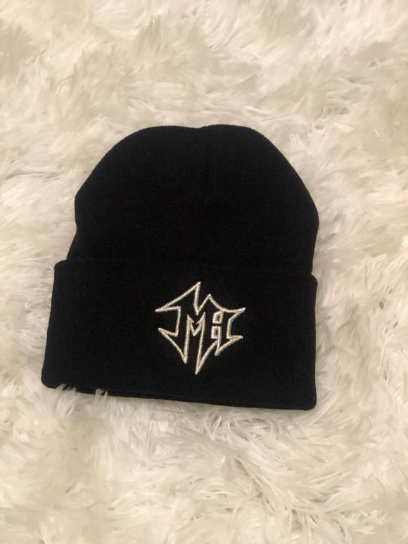 Black MH Beanie w/ Silver Logo