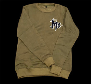 (MENS) Army Green/Navy Blue Most Hated Crewneck Sweater